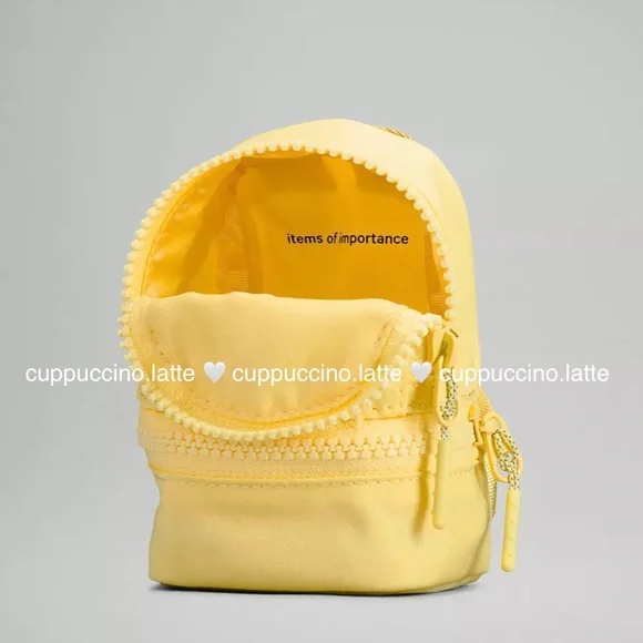 💛SOLD OUT🍋Lululemon Athletic City Adventurer Backpack Nano - Sunray Yellow - Picture 10 of 13
